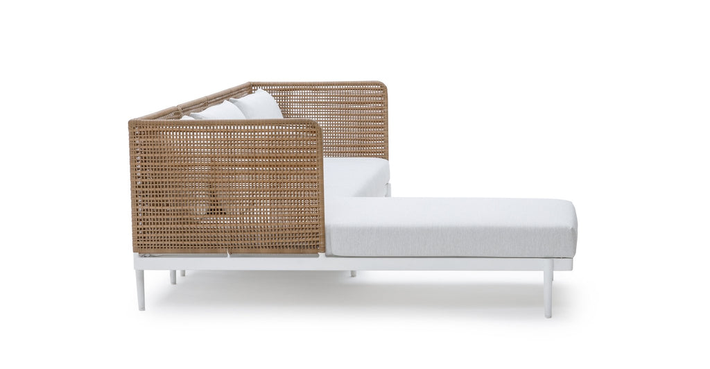 Seville Sofa - Stonewhite & Natural.