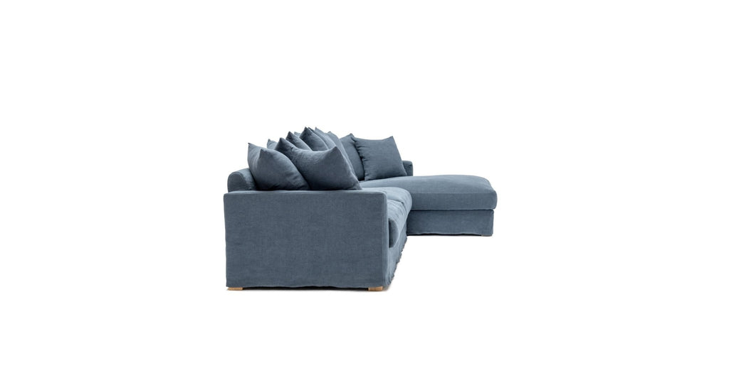 Sloopy L-Shaped Sofa - Asa Ink.