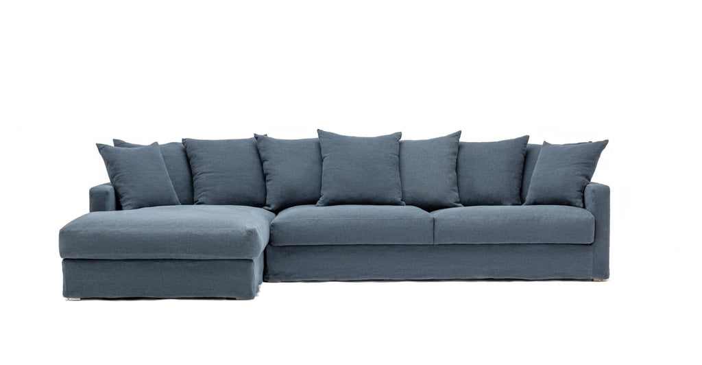 Sloopy L-Shaped Sofa - Asa Ink.