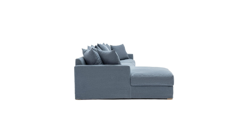 Sloopy L-Shaped Sofa - Asa Ink.