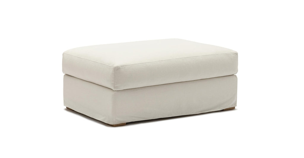 Sloopy Ottoman - Summer Ivory.