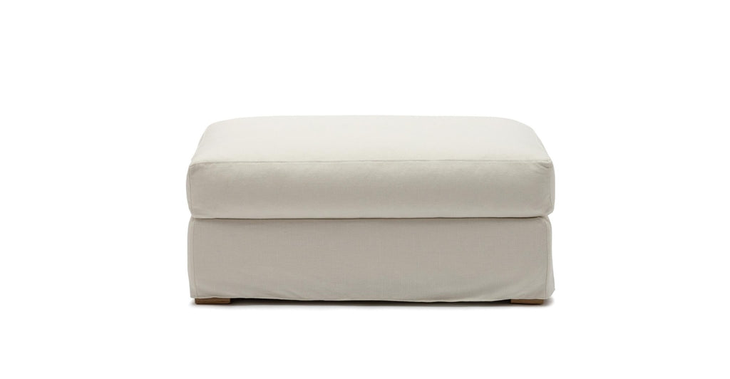 Sloopy Ottoman - Summer Ivory.