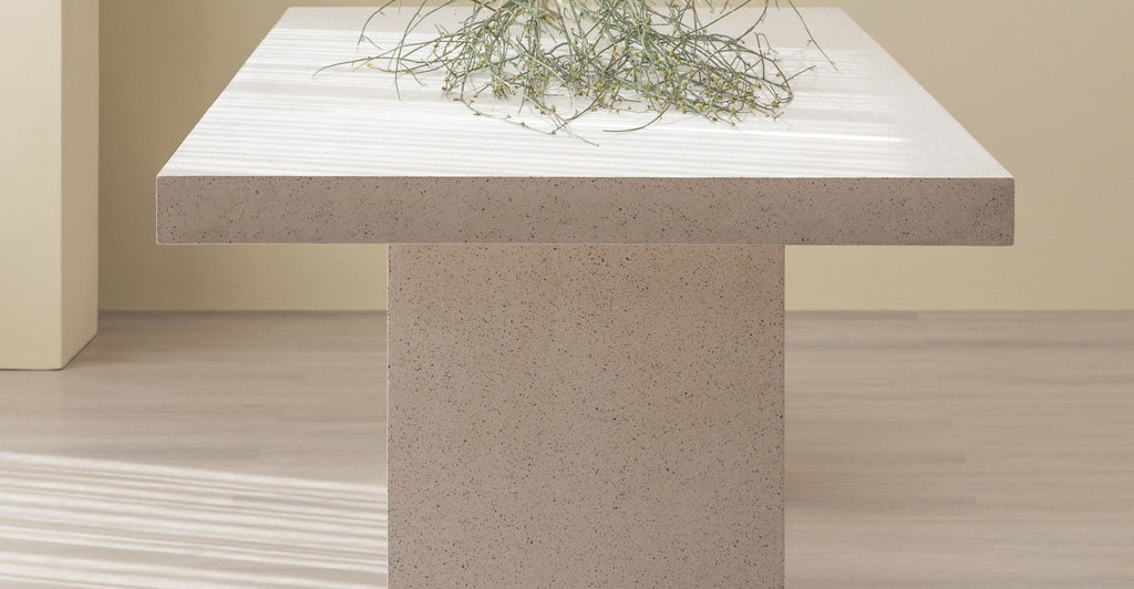 Sorento Rectangular Dining Table - Sand.