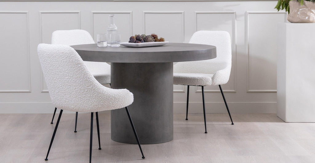 Sorento Round Dining Table - Grey.