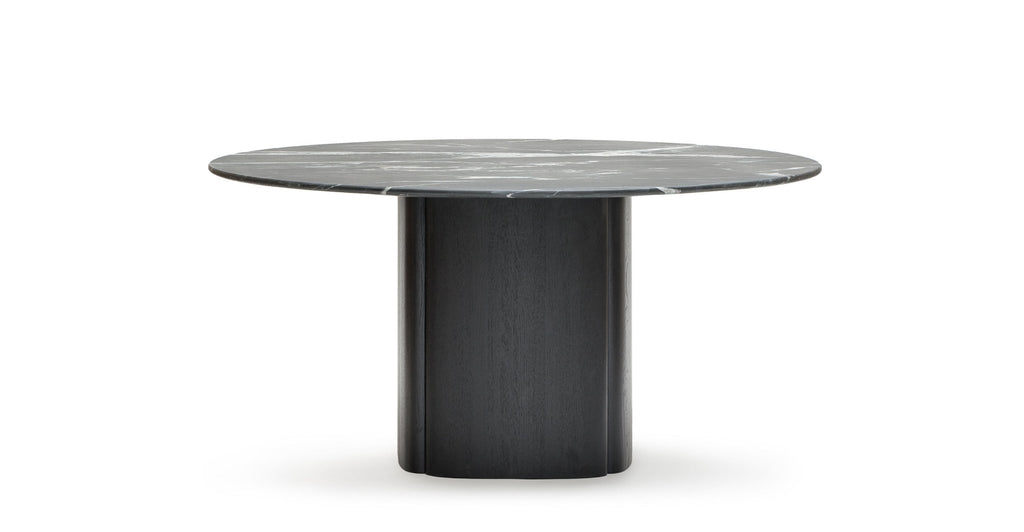 Tathra 155 Table - Black Oak & Nero Perlato.