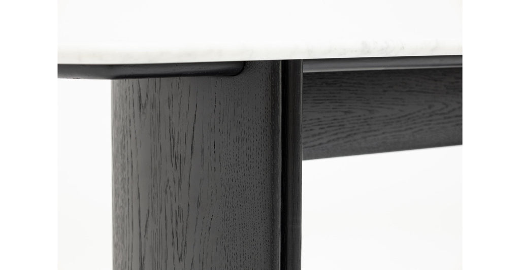 Tathra Console - Black Oak & Bianca Carrara.