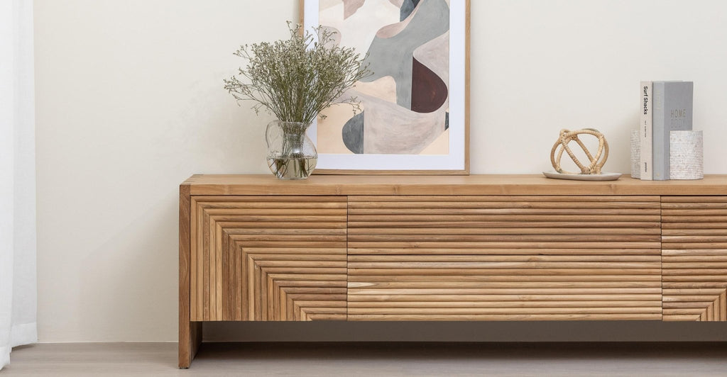 Verona Entertainment Unit - Natural.