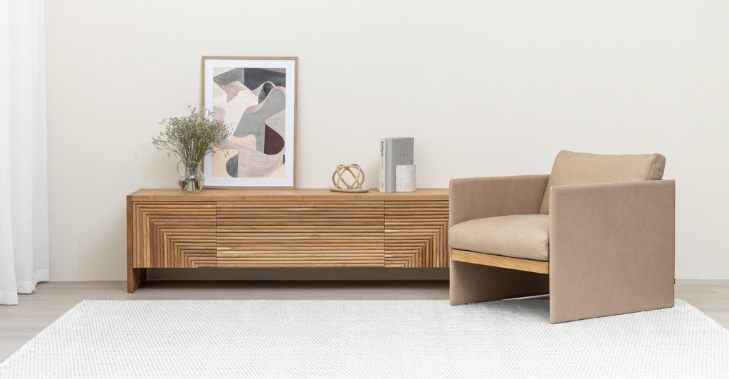 Verona Entertainment Unit - Natural.