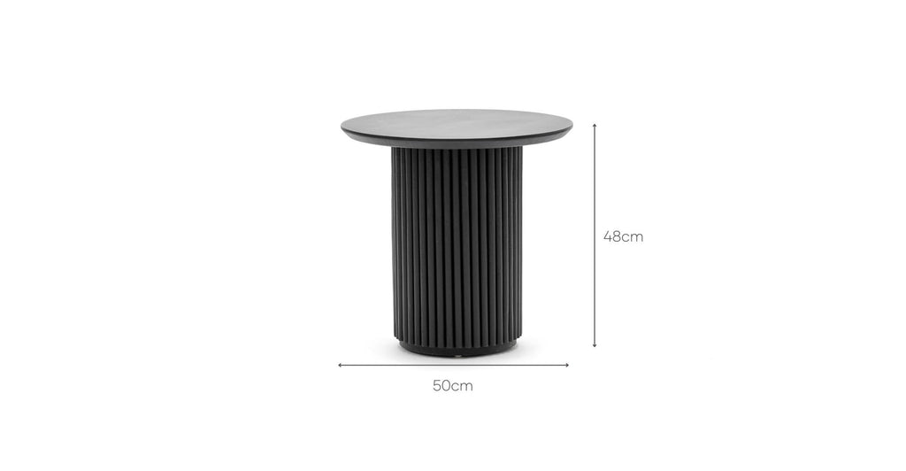 Verona Side Table - Black.