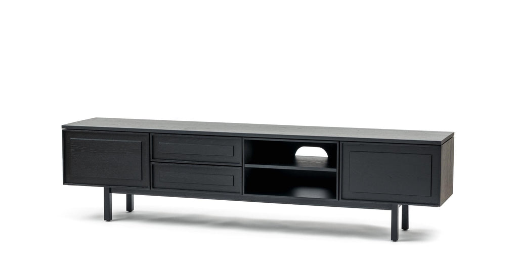 Yorke 220 Entertainment Unit - Black Oak.