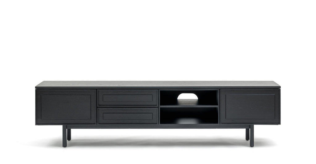 Yorke 220 Entertainment Unit - Black Oak.