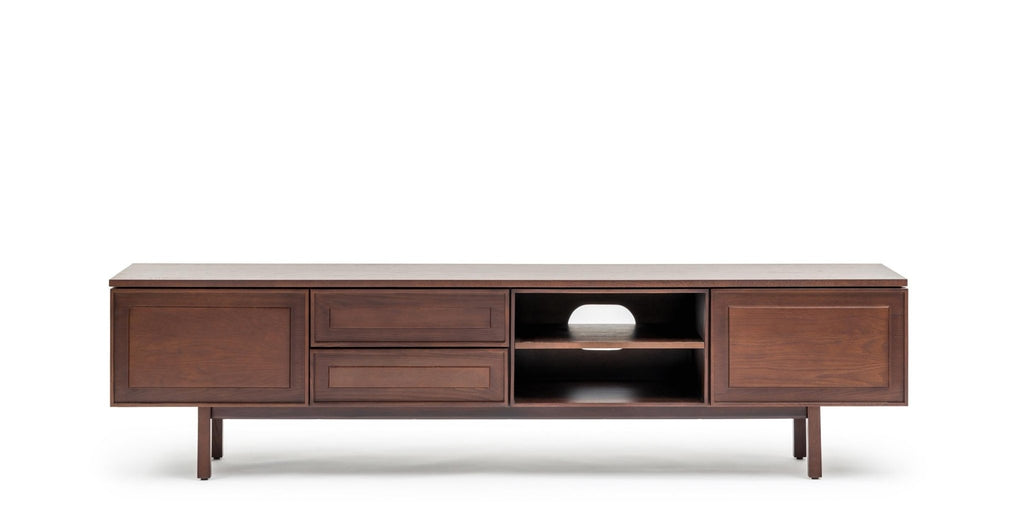 Yorke 220 Entertainment Unit - Smoked Oak.