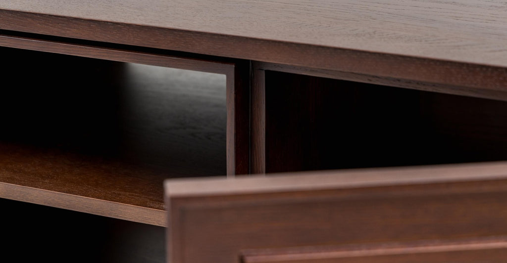 Yorke 220 Entertainment Unit - Smoked Oak.