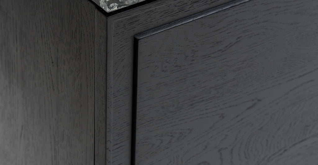 Yorke 220 Sideboard - Black Oak & Nero Perlato.