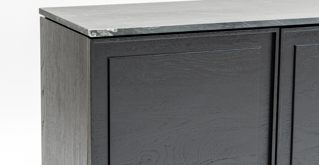 Yorke 220 Sideboard - Black Oak & Nero Perlato.