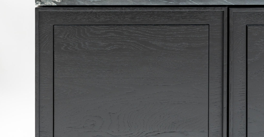 Yorke 220 Sideboard - Black Oak & Nero Perlato.