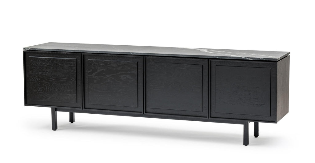 Yorke 220 Sideboard - Black Oak & Nero Perlato.