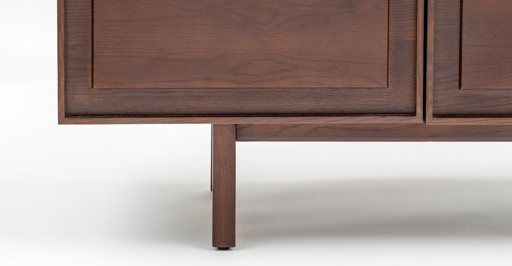 Yorke 220 Sideboard - Smoked Oak & Nero Perlato.