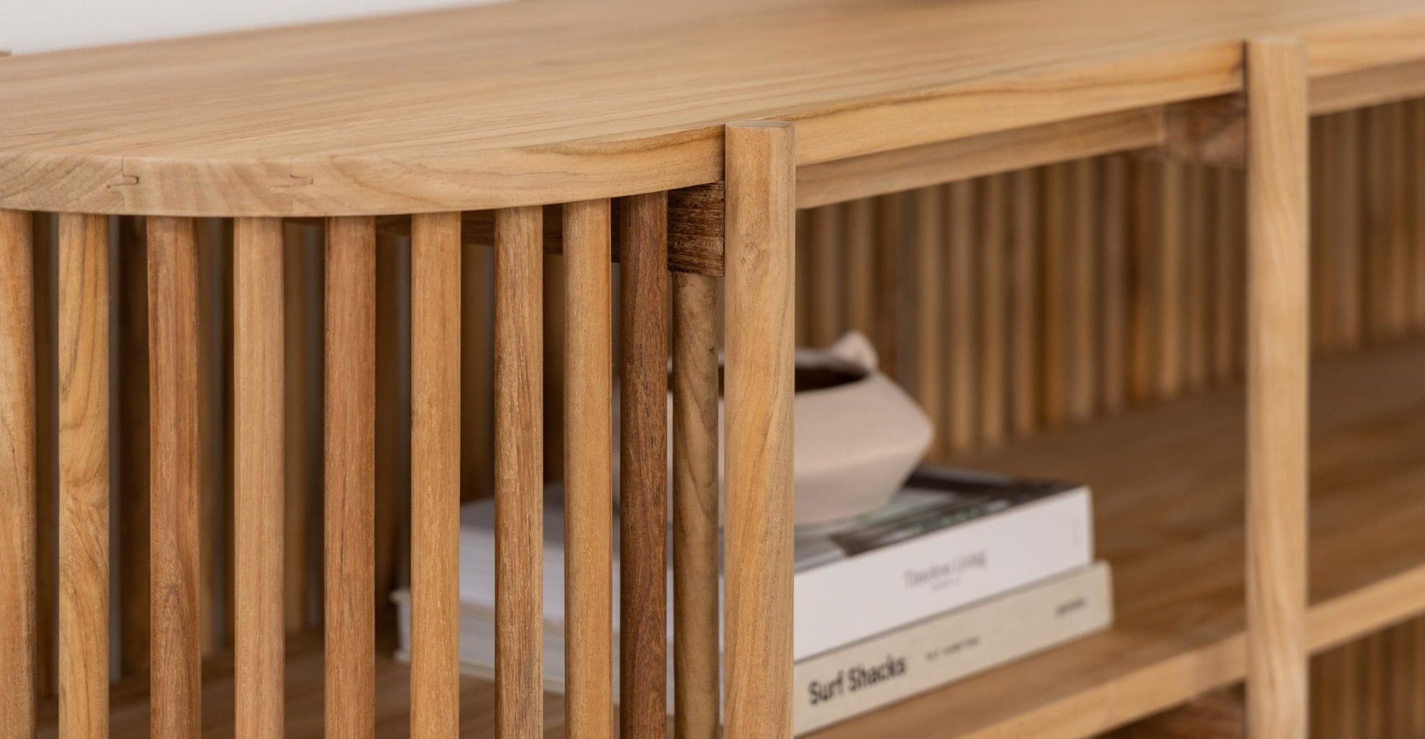 Zara Open Sideboard - Natural - Loom Collection